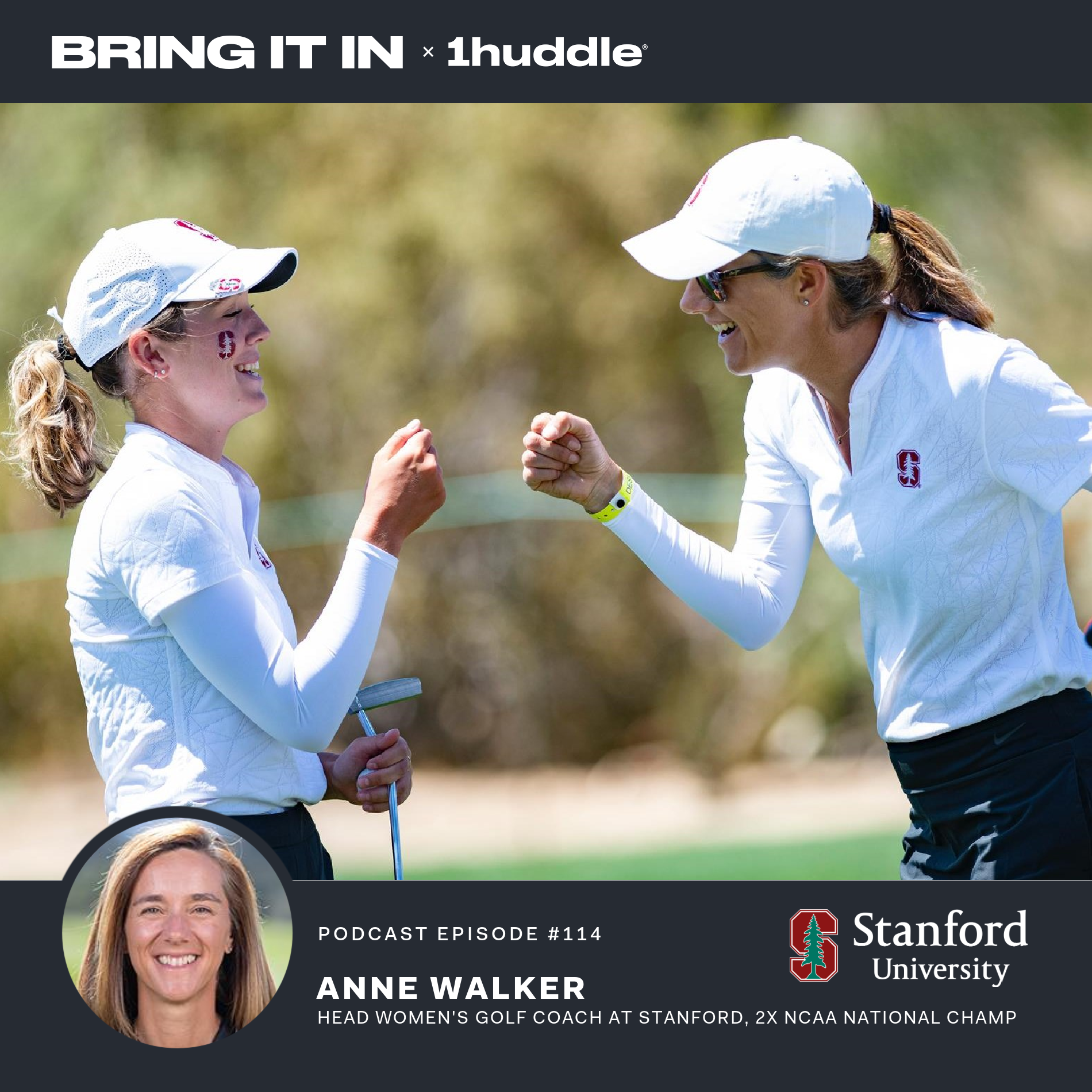 Head Women’s Golf Coach at Stanford University, 2x NCAA Champion